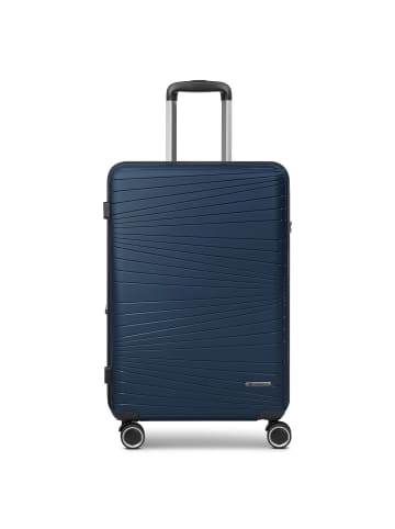 Franky Dallas 3.0 4 Rollen Trolley M 65 cm mit Dehnfalte in dark blue