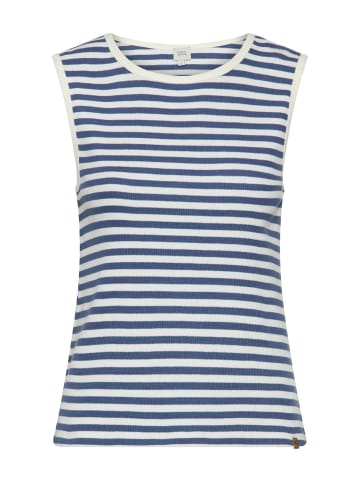 Camel Active Top mit Rundhalsausschnitt in Ozeanblau