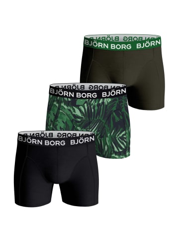 Björn Borg Boxershorts Cotton Stretch Boxer 3er Pack in multicolor