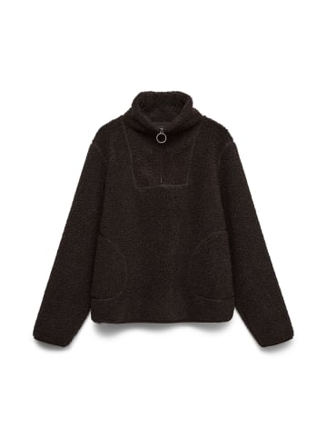 Vero Moda Teddyfell Jacke in Chocolate Torte