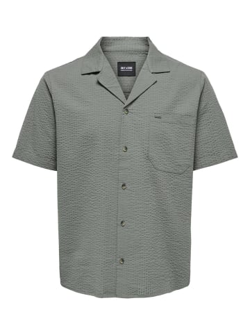 Only&Sons Kurzarmhemd 'Eye' in dunkelgrau