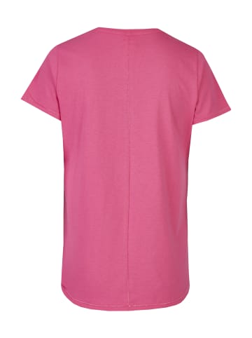 Salzhaut Rundhals T-Shirt für Damen in pink
