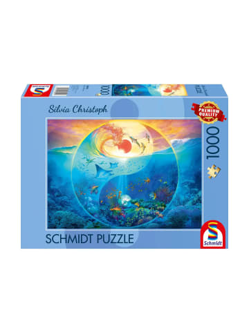 Schmidt Spiele Puzzle S. Christoph Yin Yang Im Reich der Meerestiere, 1000 Teile, ab 8 Jahre