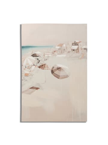 Mauro Ferretti Mehrfarbiger Strand-Leinwanddruck, 80 x 3 x 120 cm