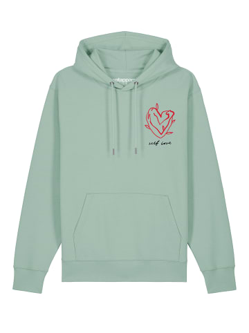 wat? Apparel Sweatshirt Self love in Aloe