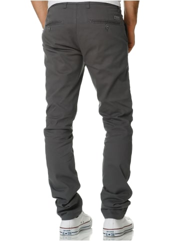 Amaci&Sons Slim Fit Chino mit Stretch WASHINGTON in Dunkelgrau