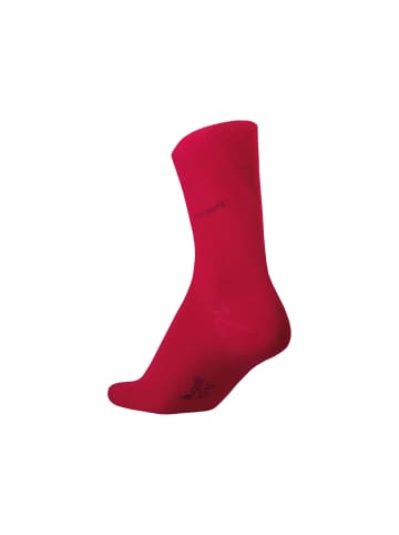 Bugatti 6er Pack halbhohe Businesssocken  in red/navy