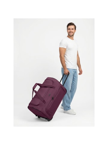 Redolz Duffle Essentials 2 Rollen Reisetasche 61 cm in burgundy