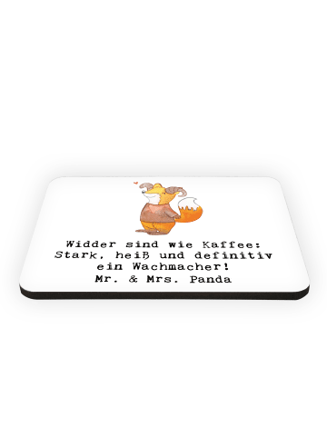 Mr. & Mrs. Panda magnet Spruch Widder Power mit Spruch in Weiß