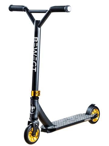 BEWEGT Stuntscooter Evoattack Jr. in schwarz matt gold