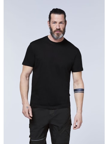 Expand T-Shirt in Übergröße in Schwarz