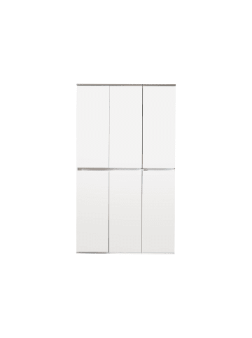ebuy24 Kleiderschrank Minor Weiß 111 x 34 cm