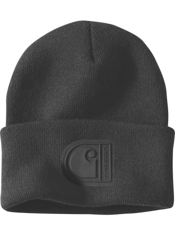 CARHARTT  Mütze "Knit Cuffed C Patch Beanie" in Schwarz