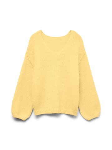 Vero Moda Strickpullover in Pale Banana