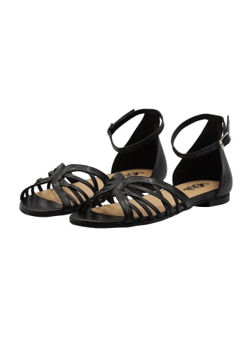 usha FESTIVAL Ledersandalen in schwarz