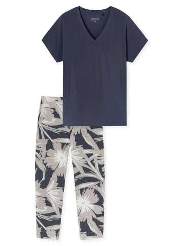Schiesser Pyjama Selected Premium 7/8 in graphit