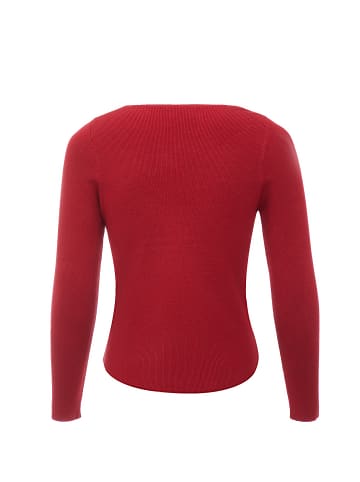 leo selection Damen Strickpullover in Rot