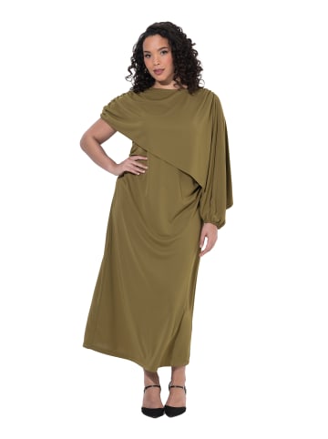 Ulla Popken Abendkleid in bronzengelb