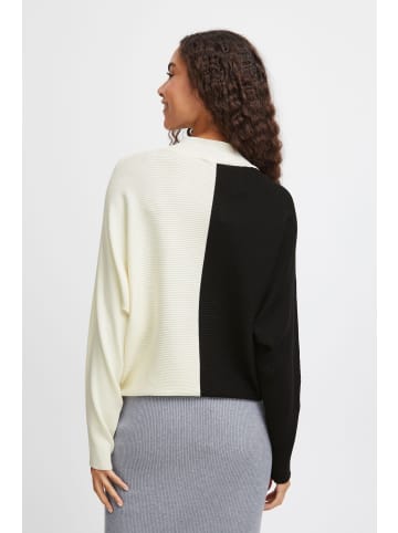 b. young BYMMORLA RIB BAT JUMPER - KNIT Loose fit in Birch Mix