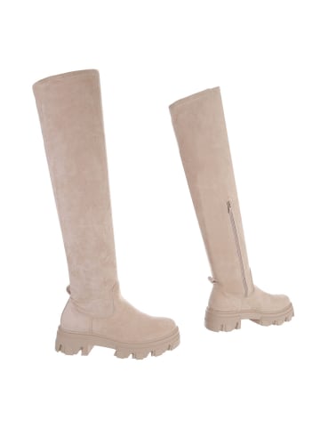 Ital-Design Stiefel in Beige