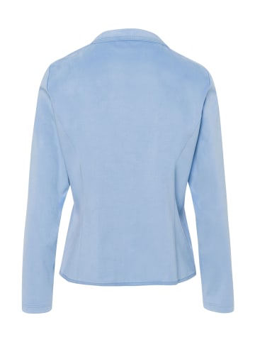 Frank Walder Blazer aus pflegeleichtem PES-Stretch-Lederimitat in French Blue