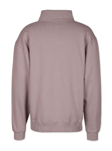 HONESTY RULES Sweatwear " Quarter Zip " in mud