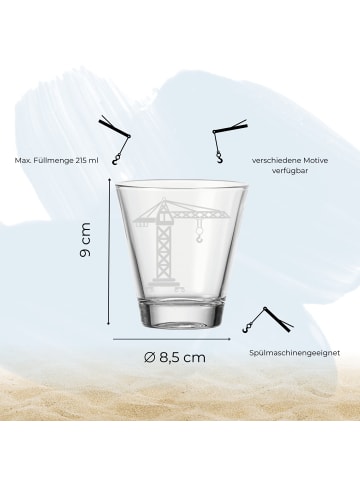 Kinderbecher Kran in Transparent 215 ml