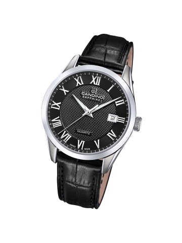Candino Analog-Armbanduhr Candino Classic schwarz groß (ca. 41mm)