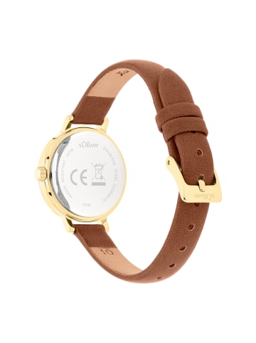 s.Oliver Quarzuhr  SO-4540-LQ in Gold