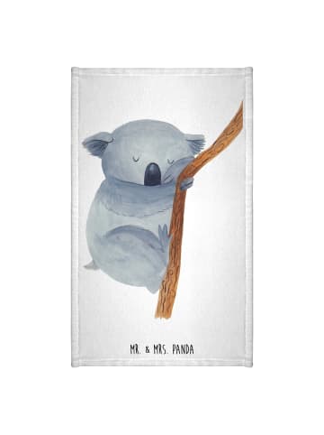 Mr. & Mrs. Panda Gästehandtuch Koalabär ohne Spruch in Weiß