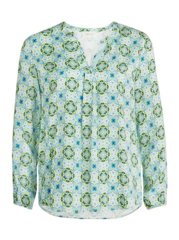 CARTOON Blusenshirt mit Muster in Green/Blue