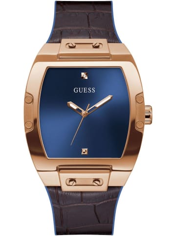 Guess Quarzuhr Phoenix rosegoldfarben in braun