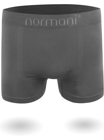 normani 6 Stück Mikrofaser-Boxershorts für Herren aus Nylon in Grau