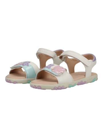 Geox Sandalen in Weiß/Pink
