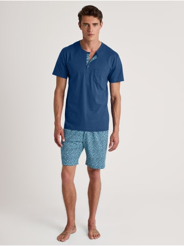 Calida Pyjama in pottery blue