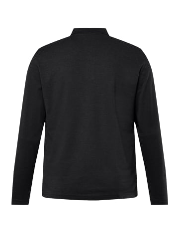 Men Plus Poloshirt in schwarz