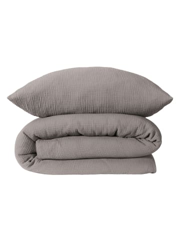 Schiesser Musselin-Bettwäsche-Set Molly in Grau