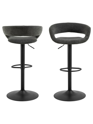 ebuy24 Barhocker Grace Grau 2er Set