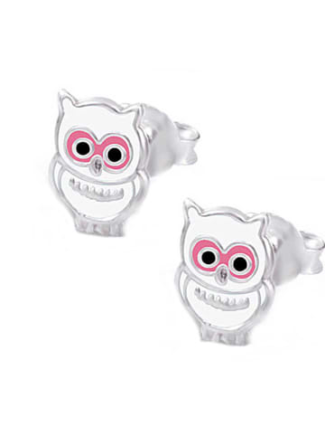 schmuck23 Silber Ohrringe 925 Eule 0,7 cm x 0,8 cm
