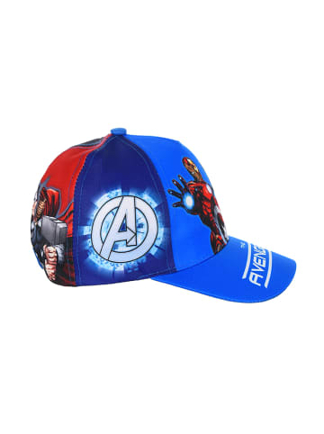 Avengers Kinder Basecap Schirmmütze Marvel Motiv in Blau