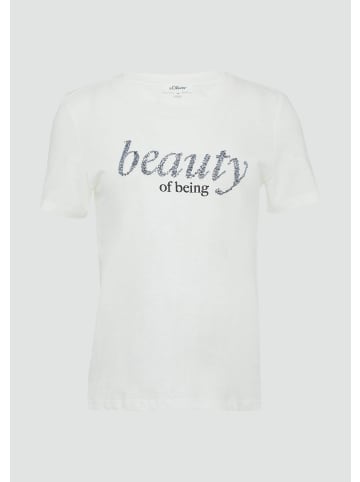 s.Oliver T-Shirt in 02D0_creme