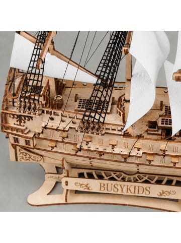 BusyKids 3D-Holzbausatz "Meeresturm" in Weiß - ab 12 Jahren