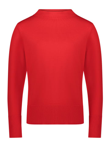 Betty Barclay Strickpullover mit Stehkragen in High Risk Red