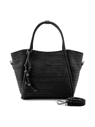 FREDs BRUDER Layer Shopper Tasche Leder 26 cm in black