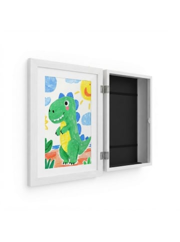 relaxdays Kinder-Bilderrahmen in Weiß - 32 x 25,5 cm