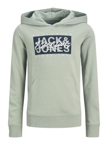 JACK & JONES Junior Kapuzenpullover in Iceberg Green