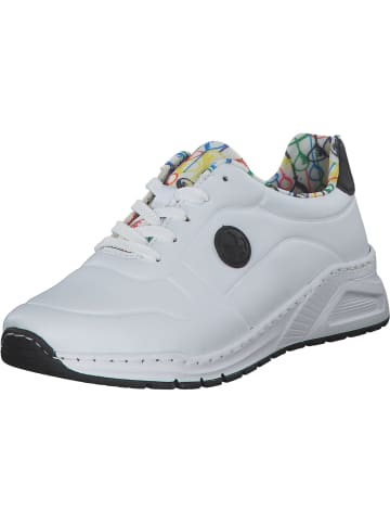 rieker Sneakers Low in weiss/schwarz/weiss-multi