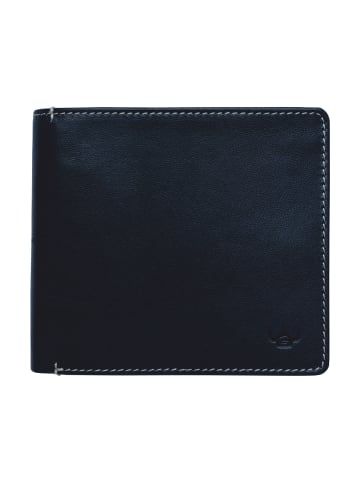 Golden Head Bari Geldbörse RFID Schutz Leder 11.5 cm in navy