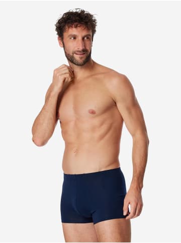 Schiesser Retro Short / Pant 95/5 Essentials - Cotton in Dunkelblau