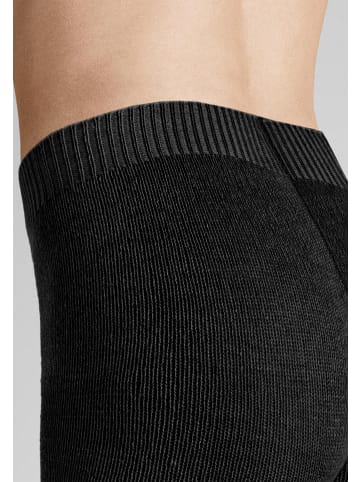 Hudson Strickstrumpfhose Winter Plait wärmend in Black